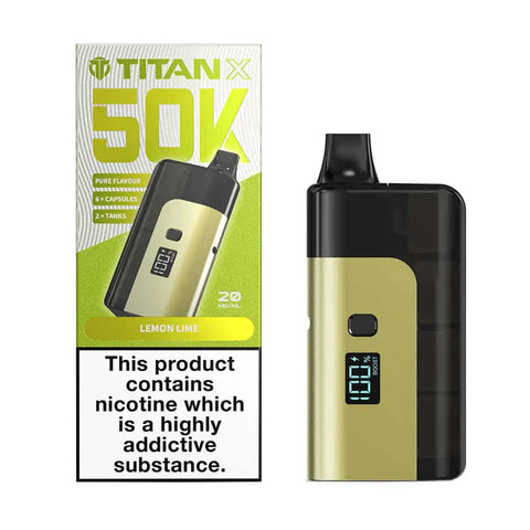 Box of 5 - Titan X 50K Prefilled Pod Kit