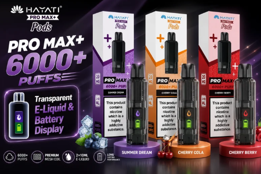 Transparent E-Liquid & Battery Display