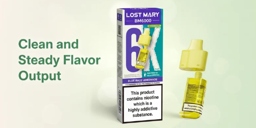 Clean and Steady Flavor Output