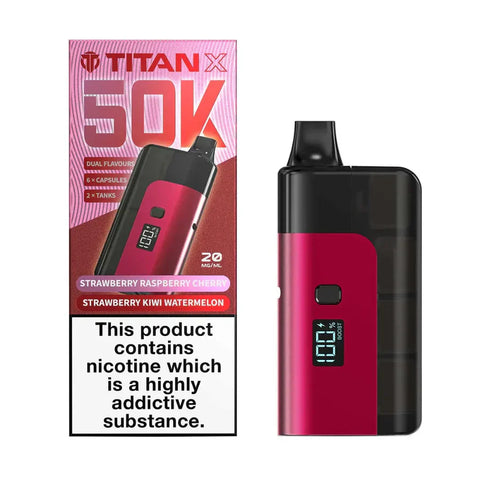 Box of 5 - Titan X 50K Prefilled Pod Kit