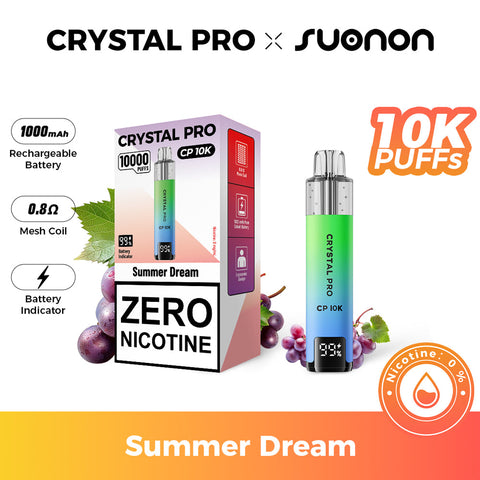 Crystal Pro CP10K 0MG(0%) Prefilled Pod Vape Kit (Zero Nicotine)