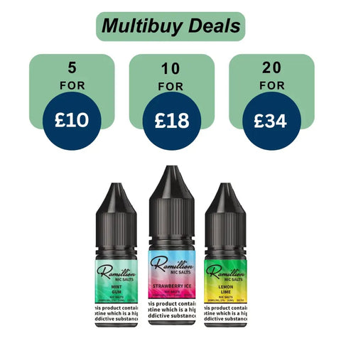 Ramillion 10ml E-liquid Nic Salt
