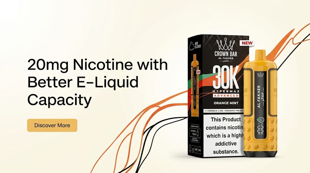 20mg Nicotine with Better E-Liquid Capacity