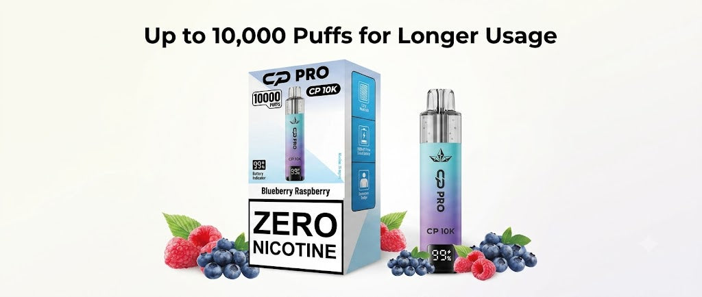 Up to 10,000 Puffs for Longer Usage