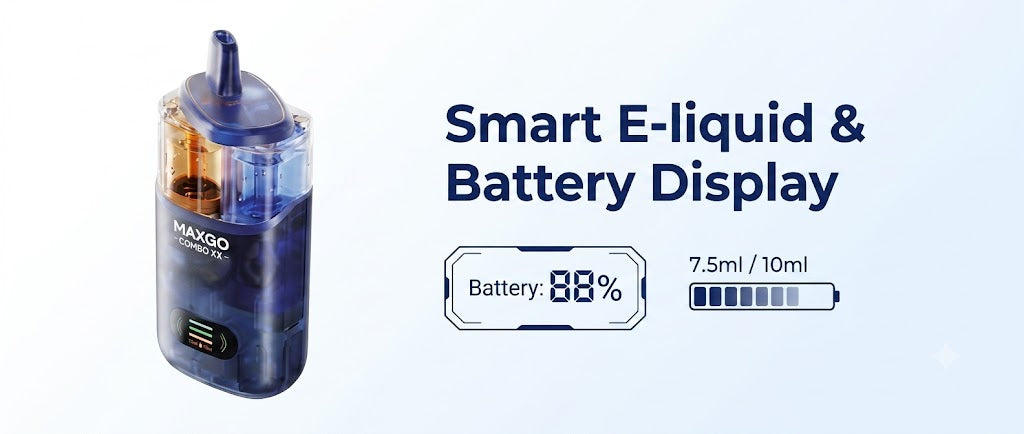 Smart E-liquid & Battery Display