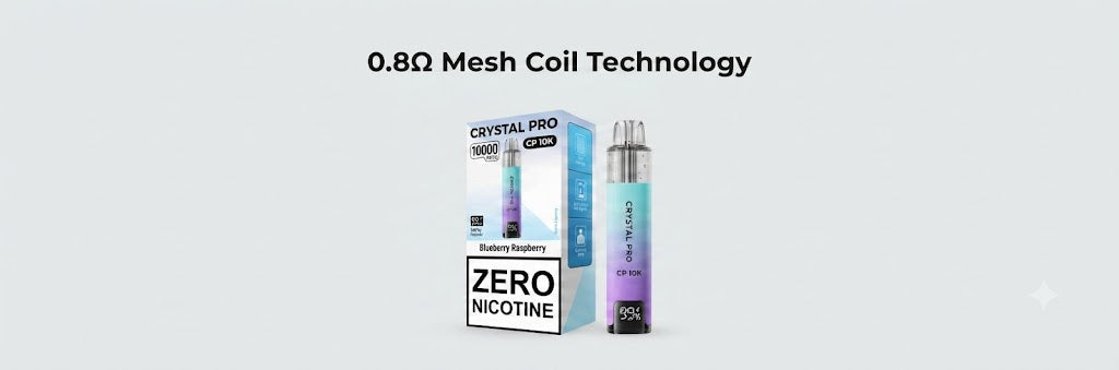 0.8Ω Mesh Coil Technology