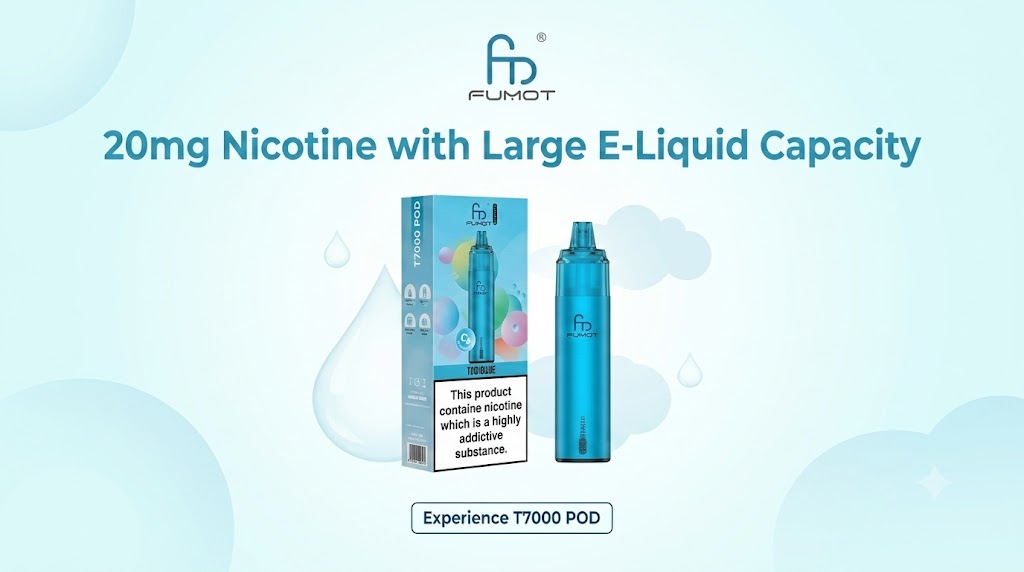 20mg Nicotine with Large E-Liquid Capacity