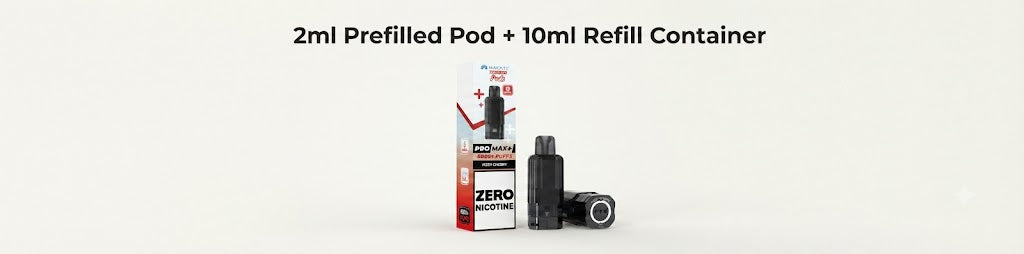 2ml Prefilled Pod + 10ml Refill Container