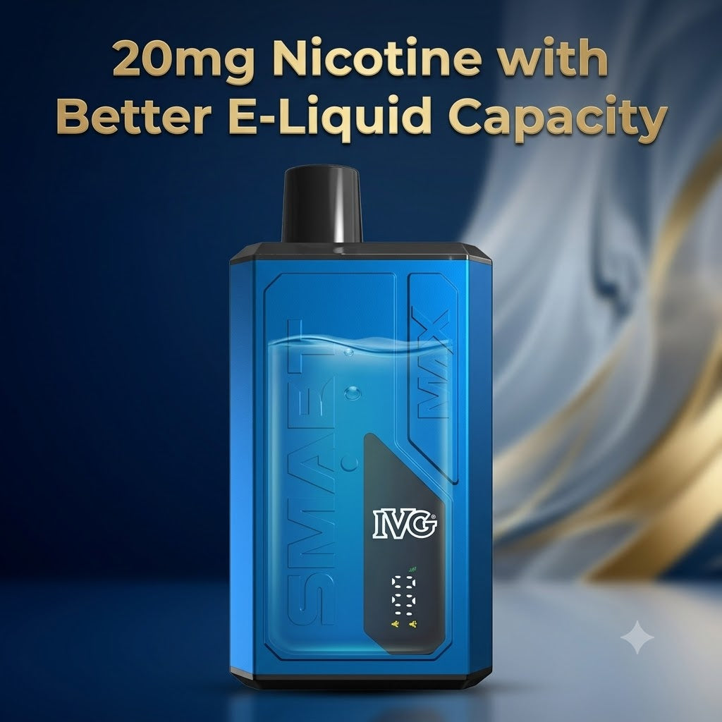 20mg Nicotine with Better E-Liquid Capacity
