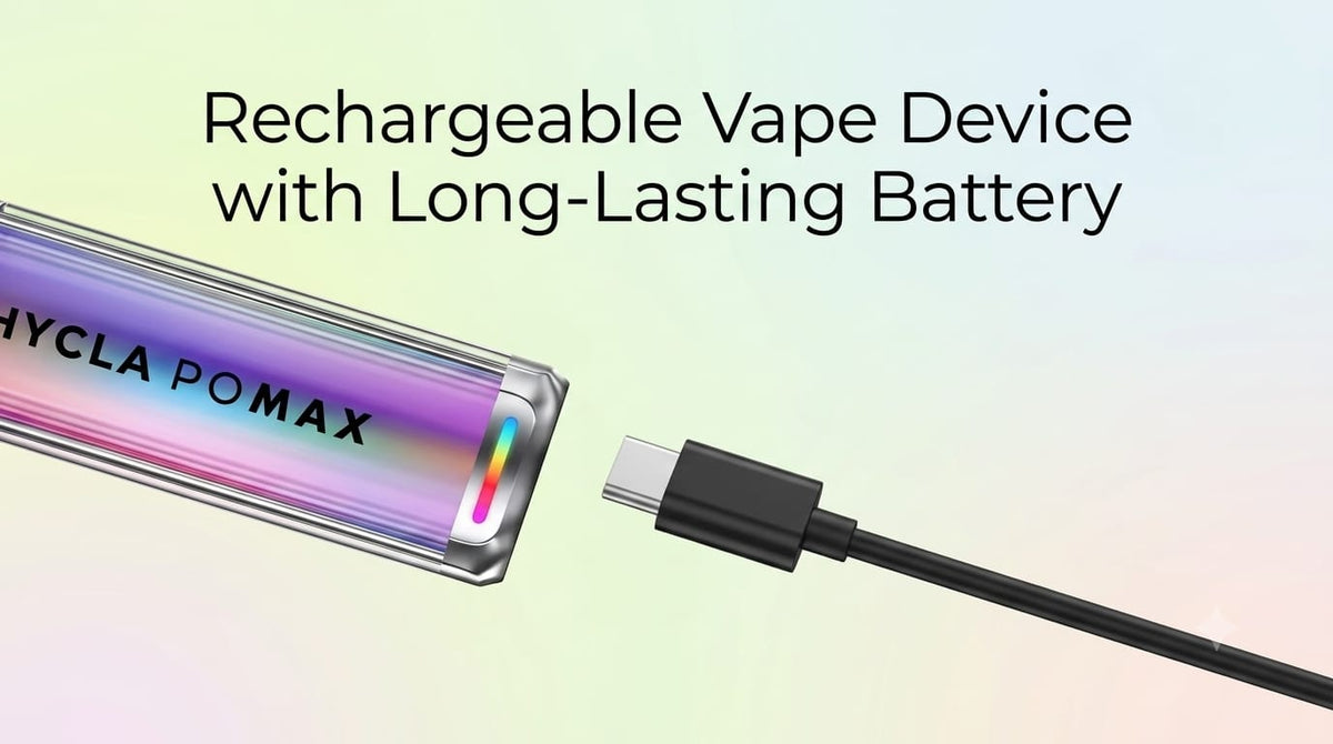 Rechargeable Vape Device with Long-Lasting Battery