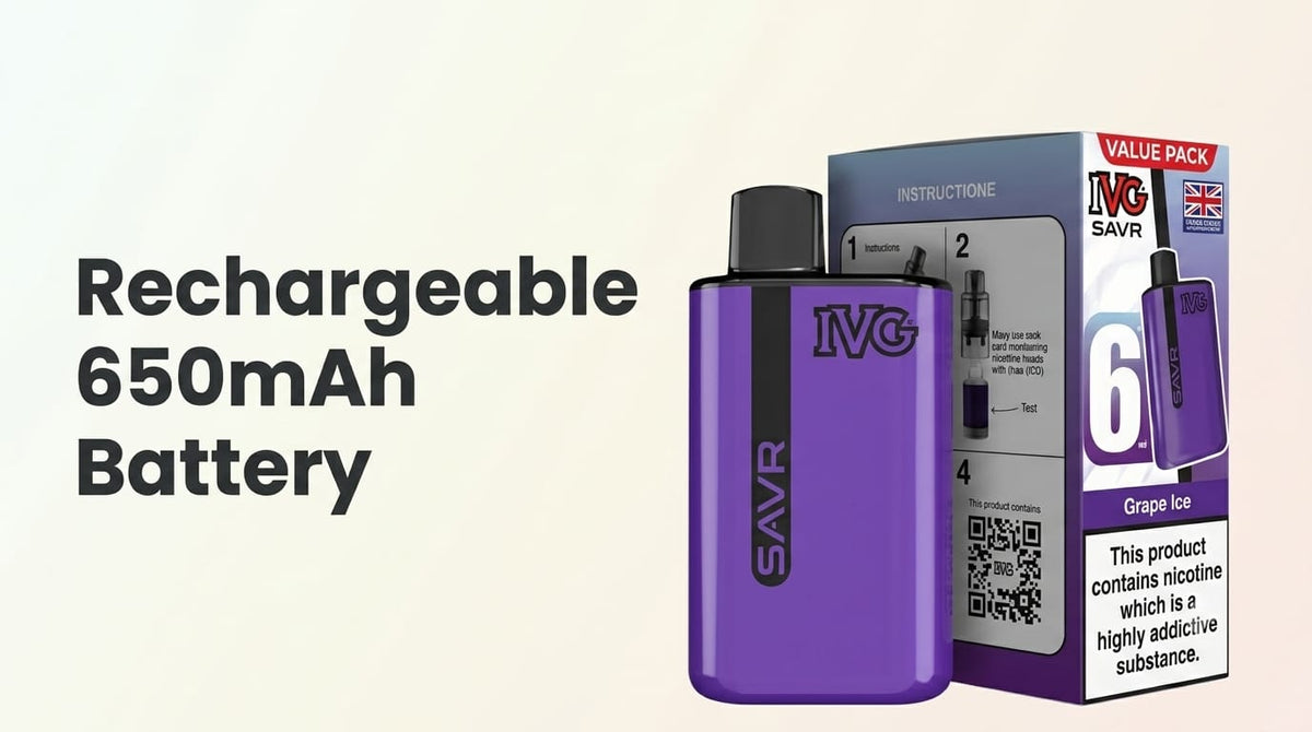 Rechargeable 650mAh Battery