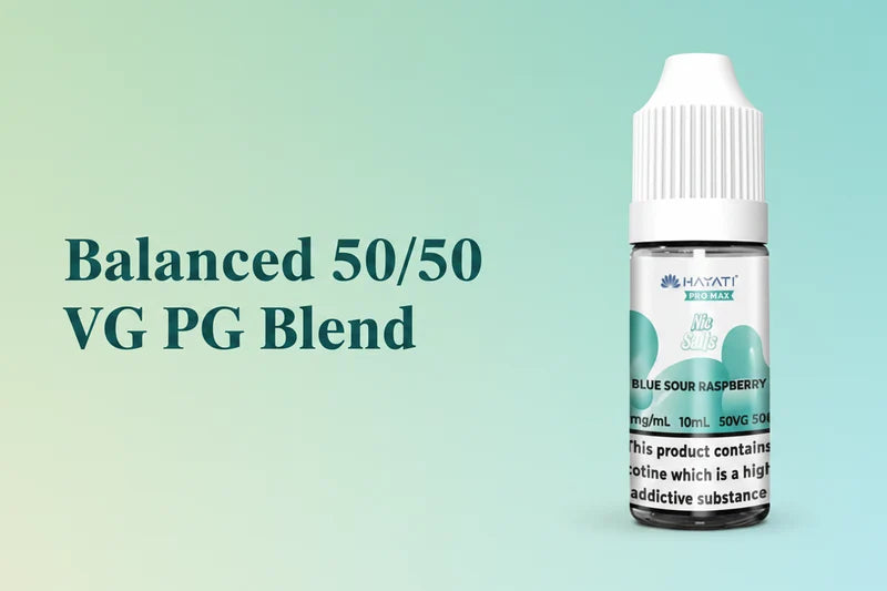 Balanced 50/50 VG PG Blend
