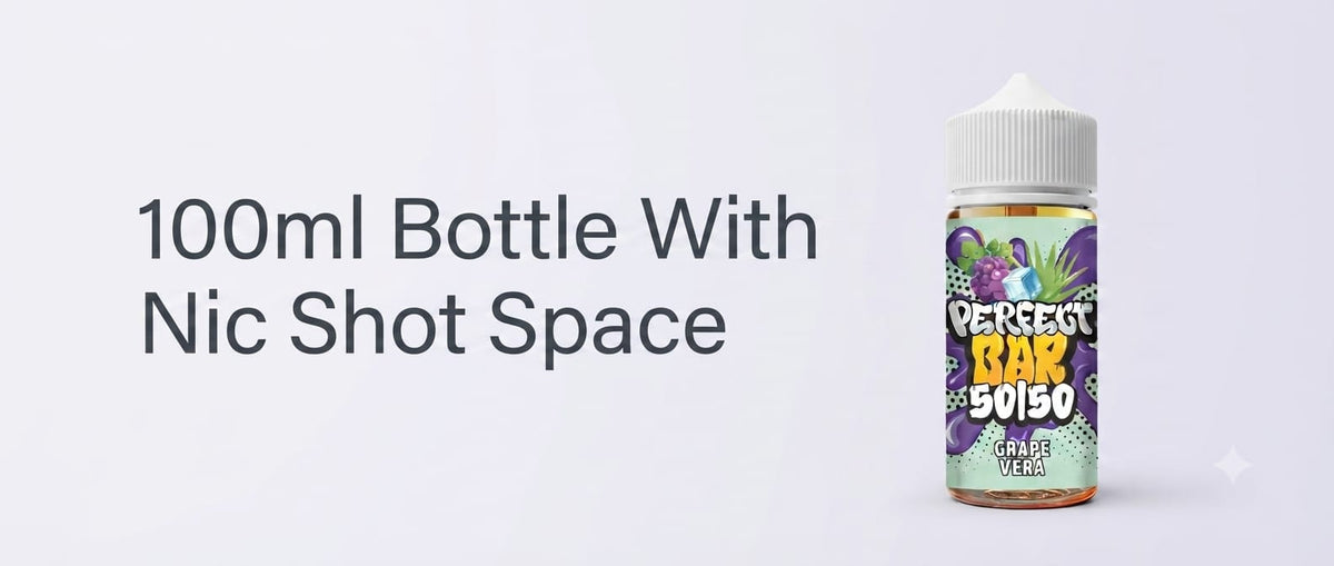 100ml Bottle With Nic Shot Space