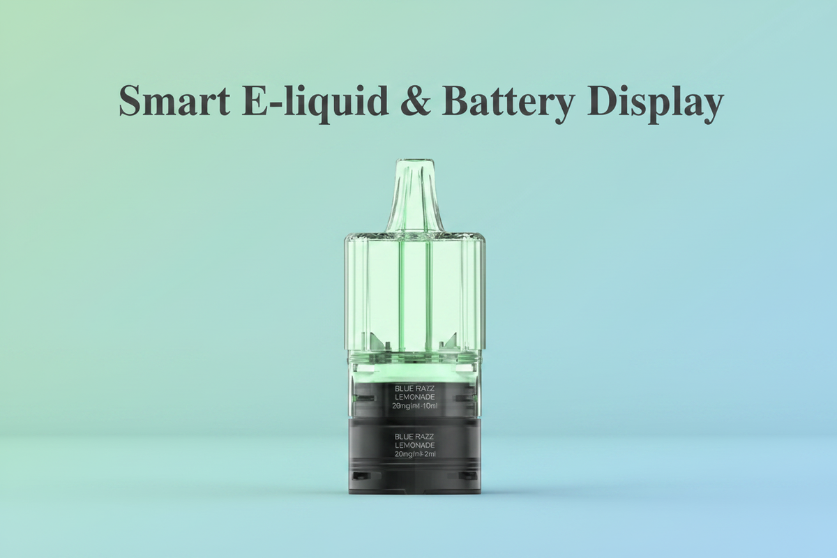 Smart E-liquid & Battery Display