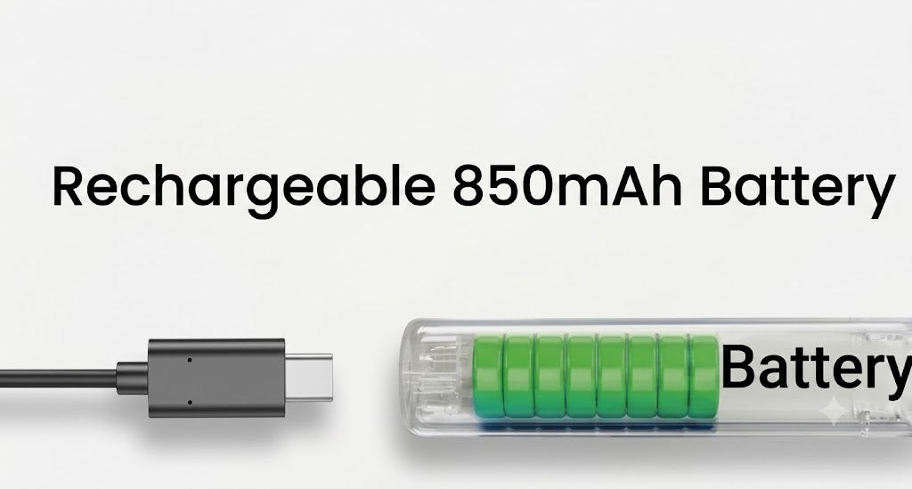 Rechargeable 850mAh Battery