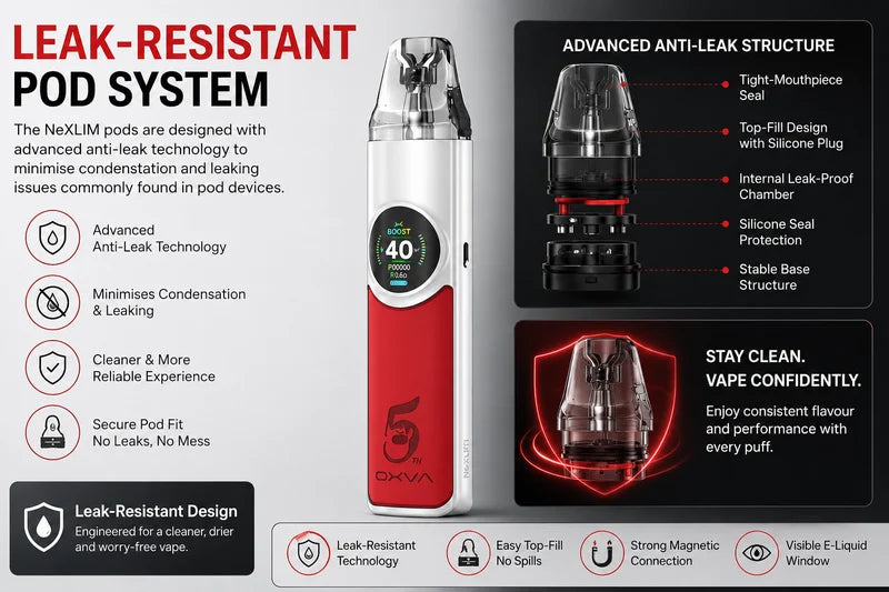 Leak-Resistant Pod System