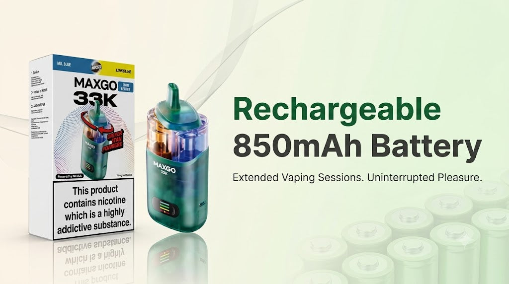 Rechargeable 850mAh Battery