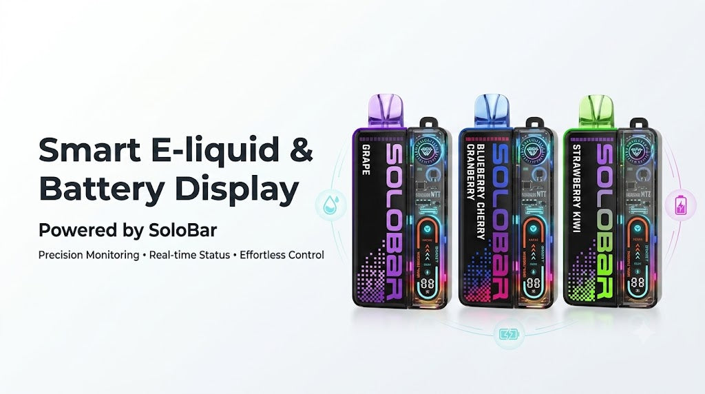 Smart E-liquid & Battery Display