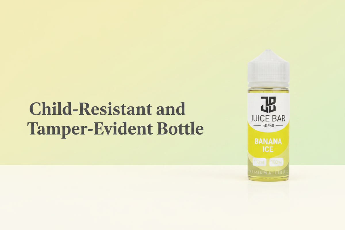Child-Resistant and Tamper-Evident Bottle