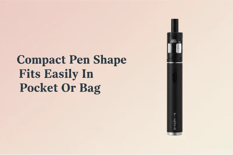 Compact Pen Shape Fits Easily In Pocket Or Bag