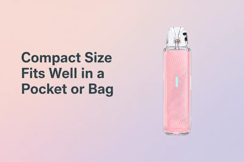 Compact Size Fits Well in a Pocket or Bag