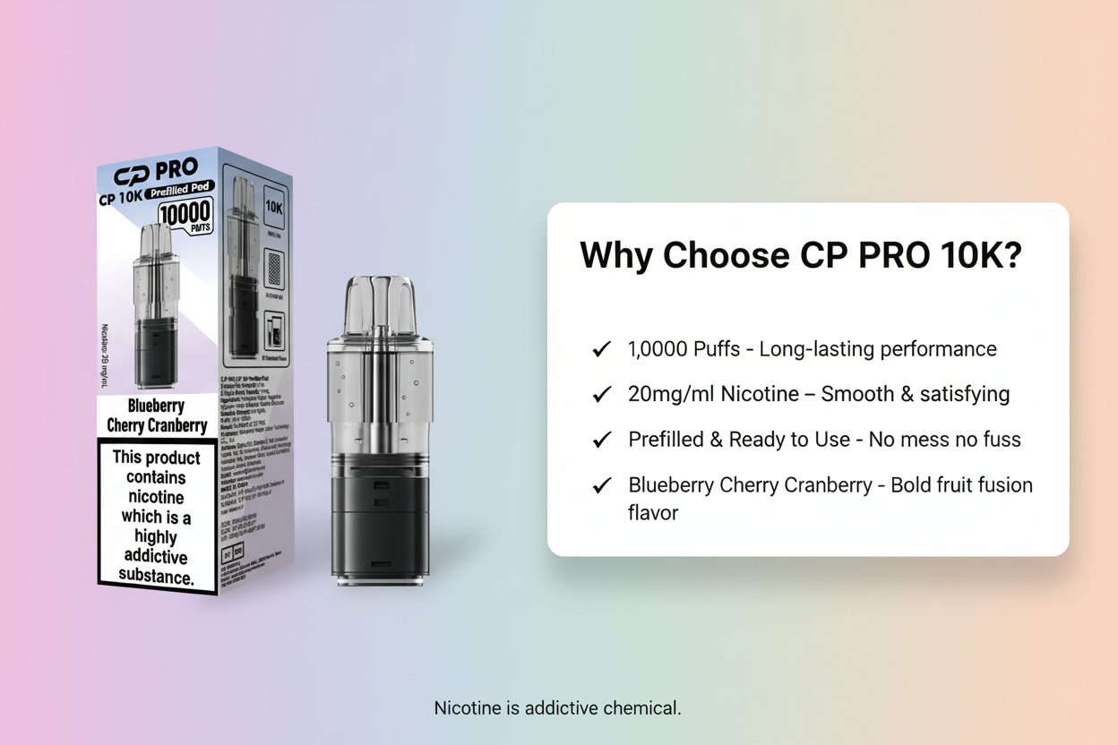 Why Choose Blueberry Cherry Cranberry CP10K Pods
