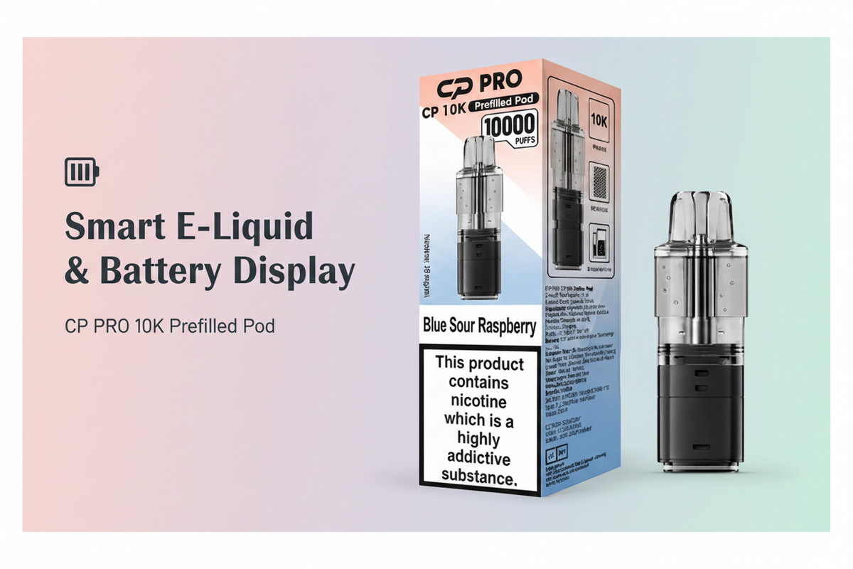 Smart E-Liquid & Battery Display