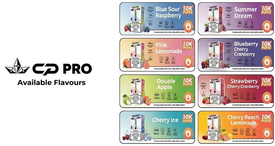 Crystal CP Pro CP10K Prefilled Pod Vape Kits Flavours Experience