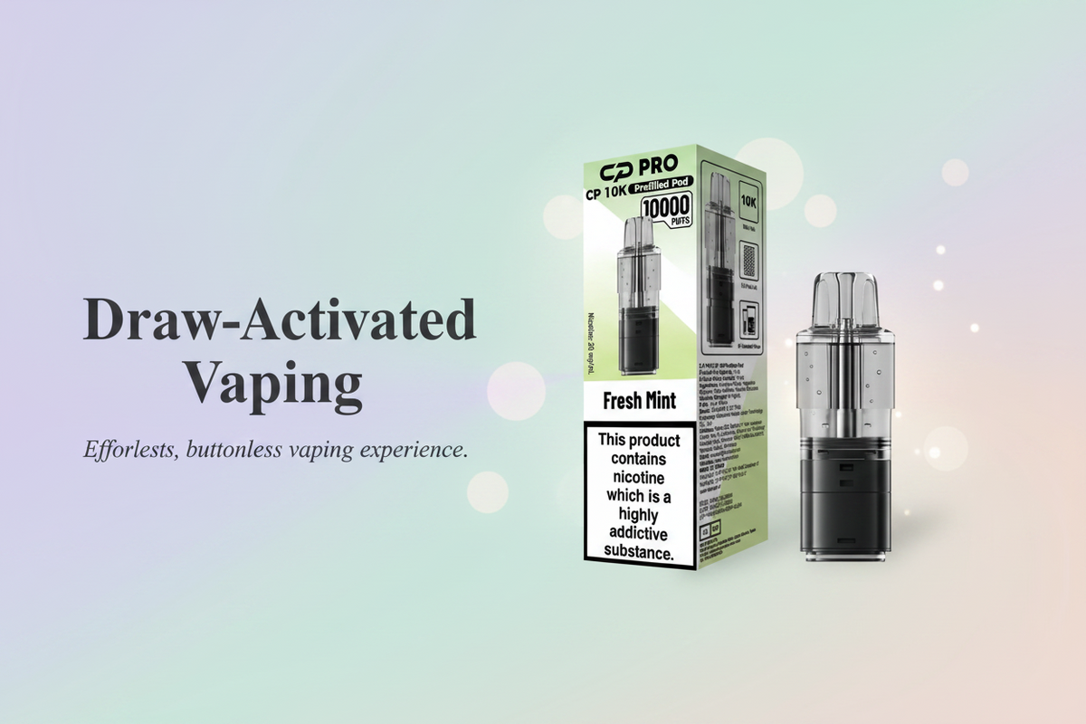 Draw-Activated Vaping