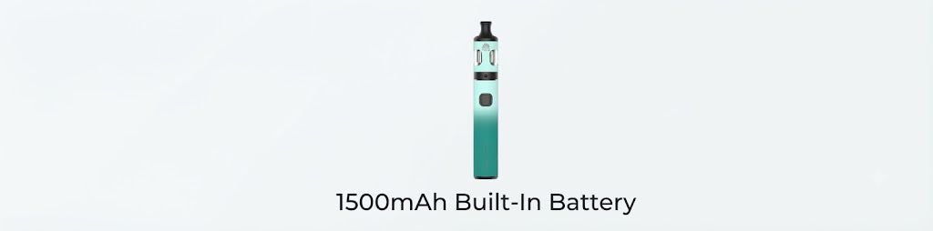 1500mAh Built-In Battery