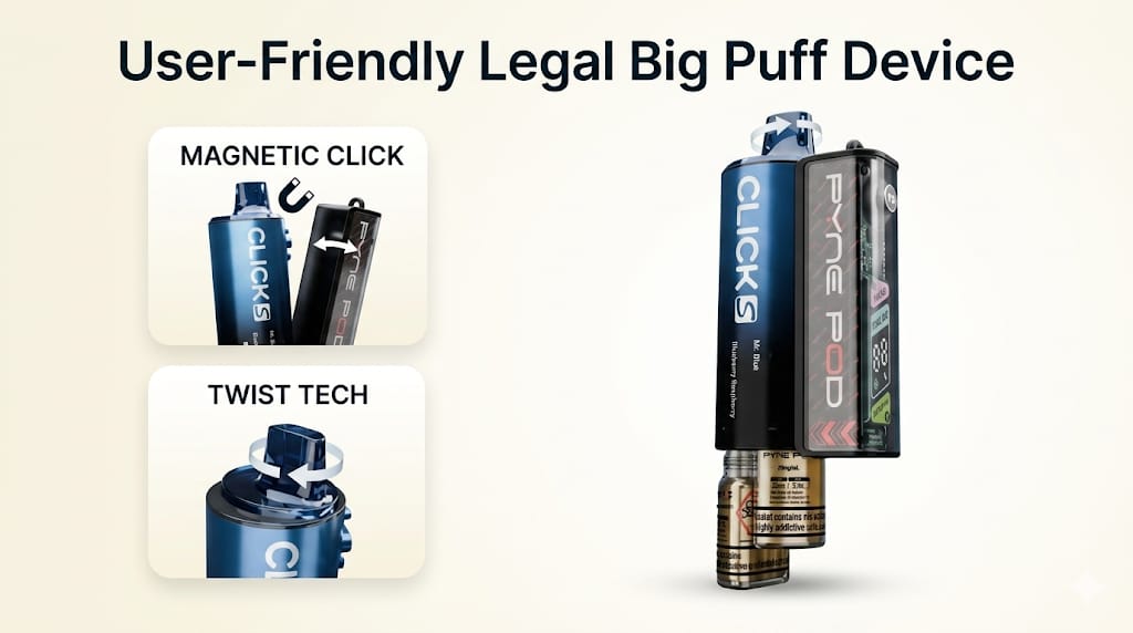 User-Friendly Legal Big Puff Device