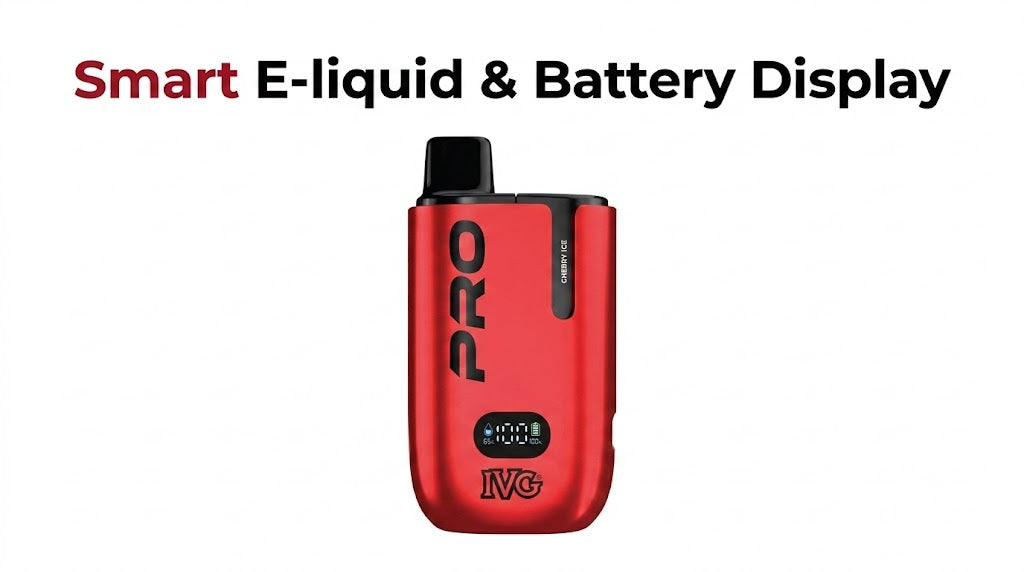 Smart E-liquid & Battery Display