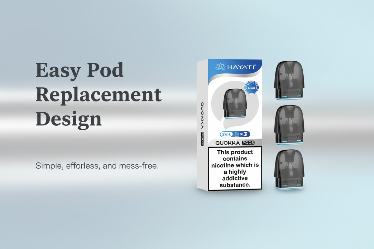 Convenient Pack of Three Replacement Pods