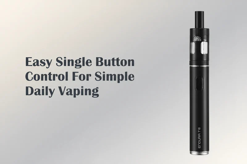 Easy Single Button Control For Simple Daily Vaping