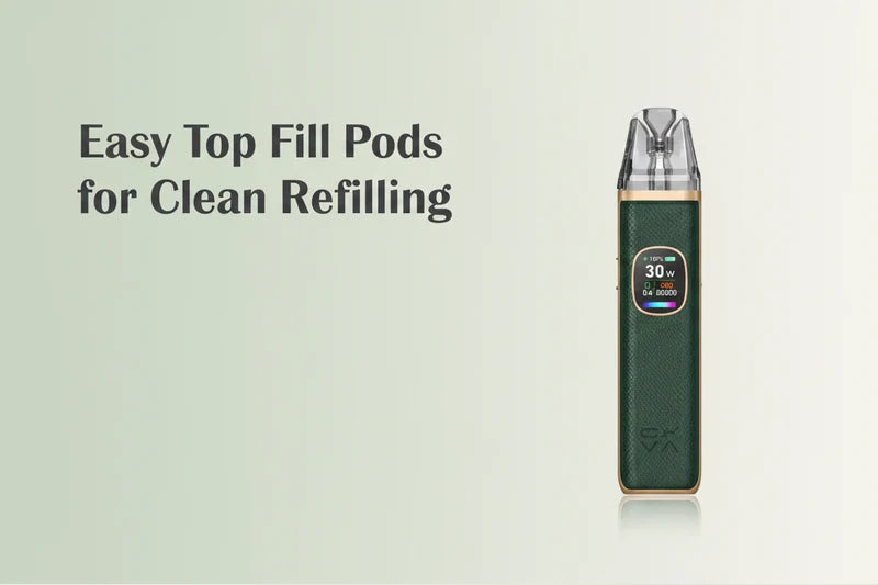 Easy Top Fill Pods for Clean Refilling