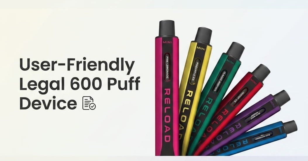 User-Friendly Legal 600 Puff Device