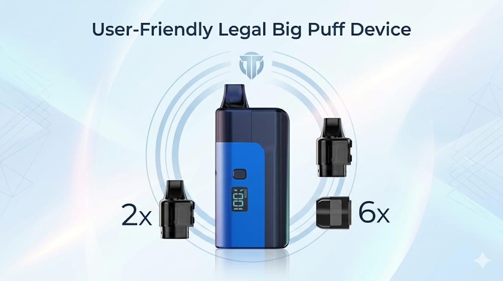 User-Friendly Legal Big Puff Device