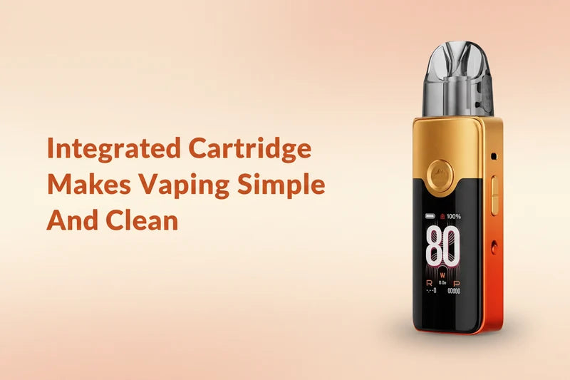 Integrated Cartridge Makes Vaping Simple And Clean