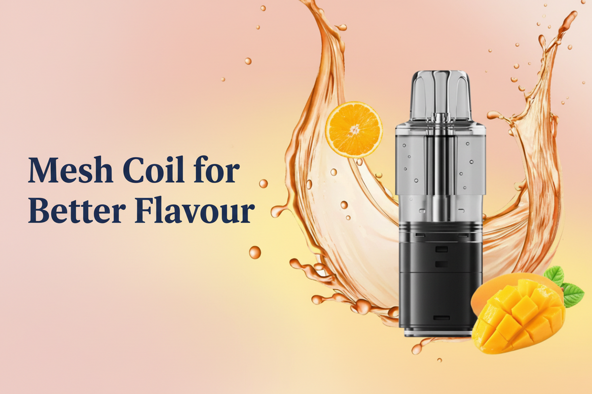 Mesh Coil for Better Flavour