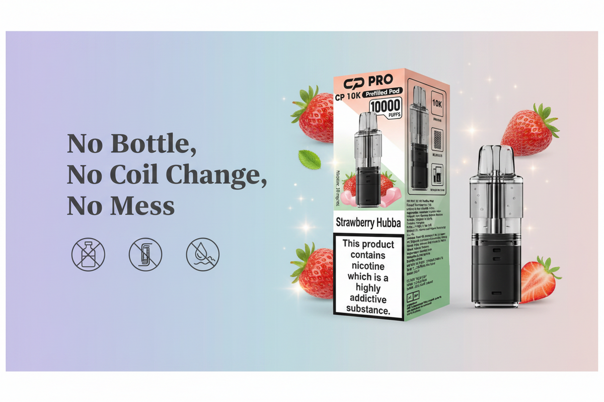 No Bottle, No Coil Change, No Mess