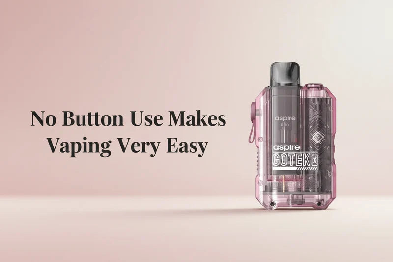 No Button Use Makes Vaping Very Easy