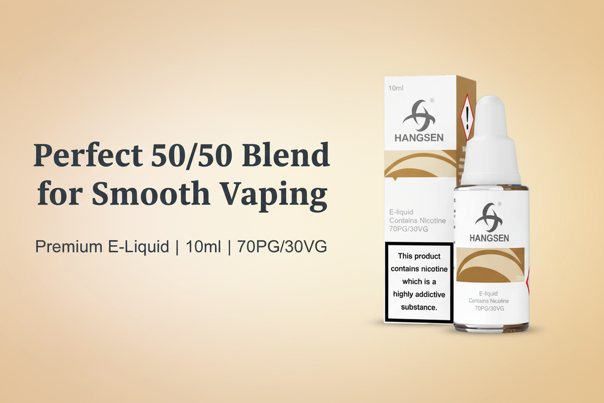Perfect 50/50 Blend for Smooth Vaping