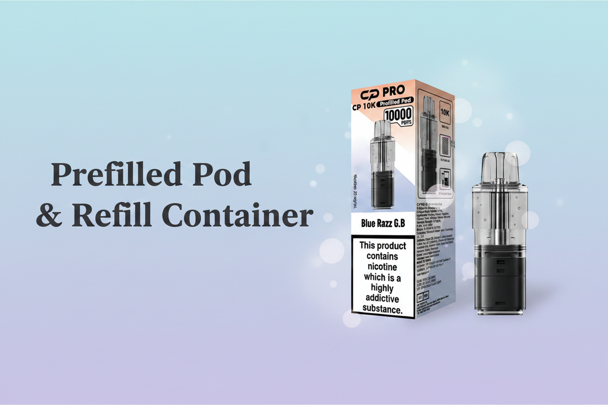 Prefilled Pod and Refill Container