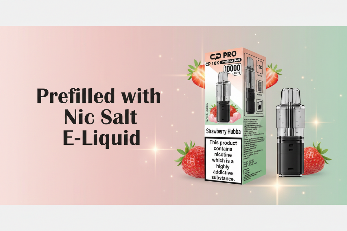 Prefilled with Nic Salt E-Liquid