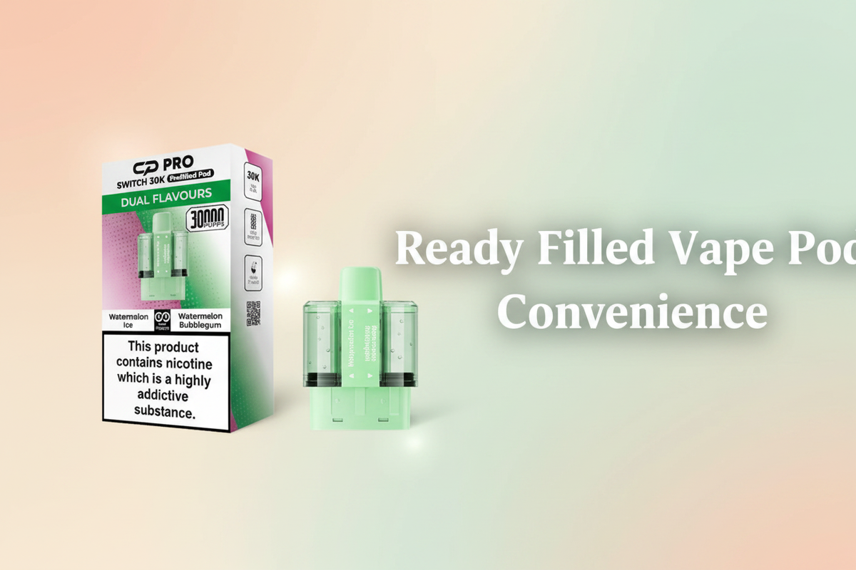 Ready Filled Vape Pod Convenience