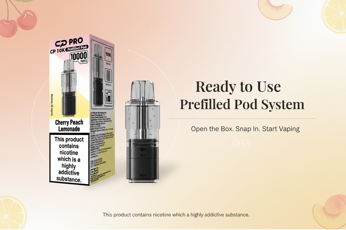 Ready to Use Prefilled Pod System