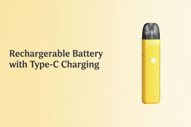 Rechargeable Battery with Type-C Charging