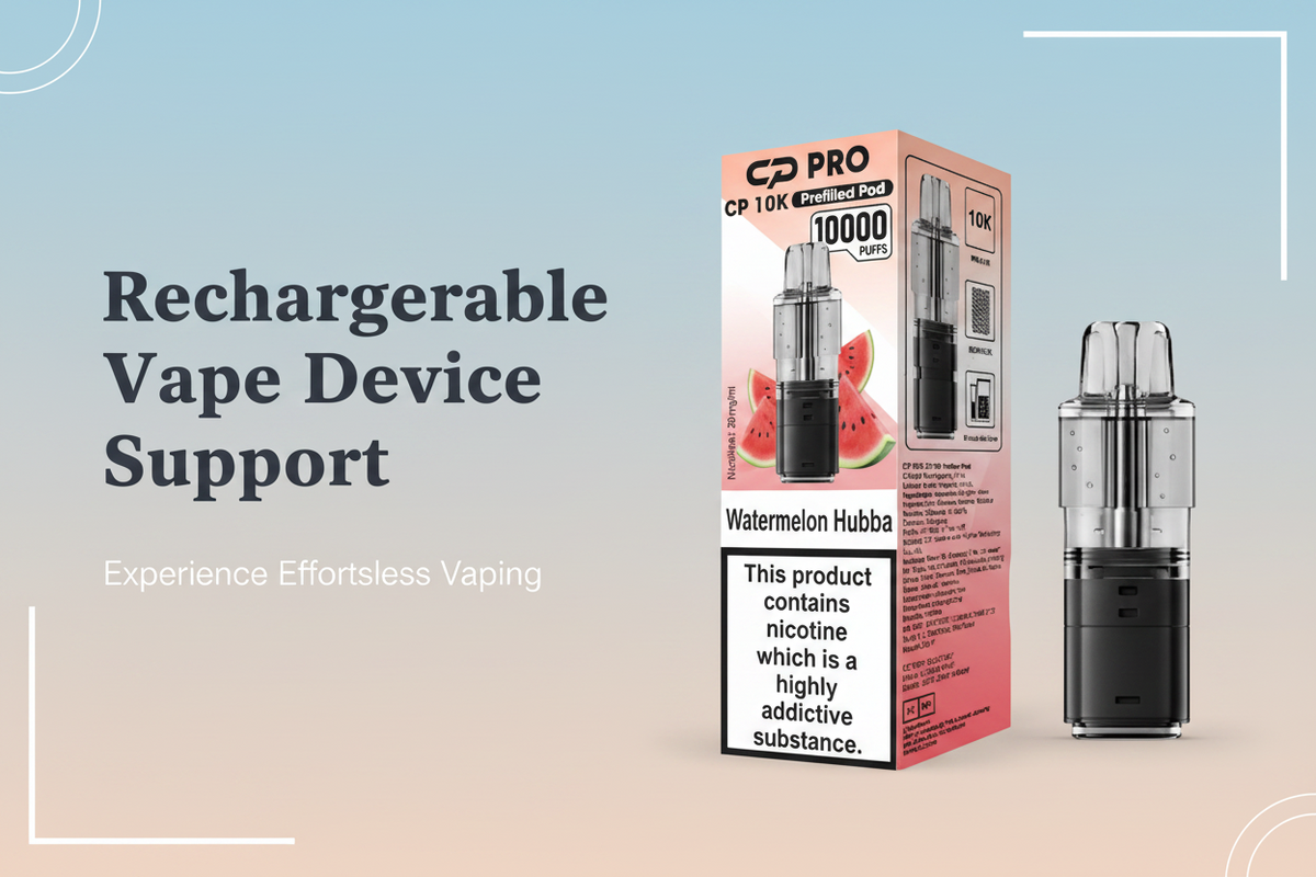 Rechargeable Vape Device Support