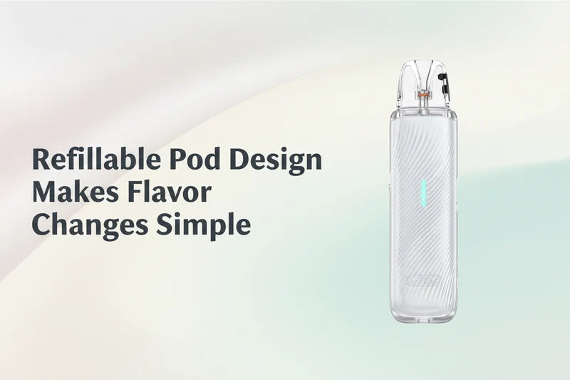 Refillable Pod Design Makes Flavor Changes Simple