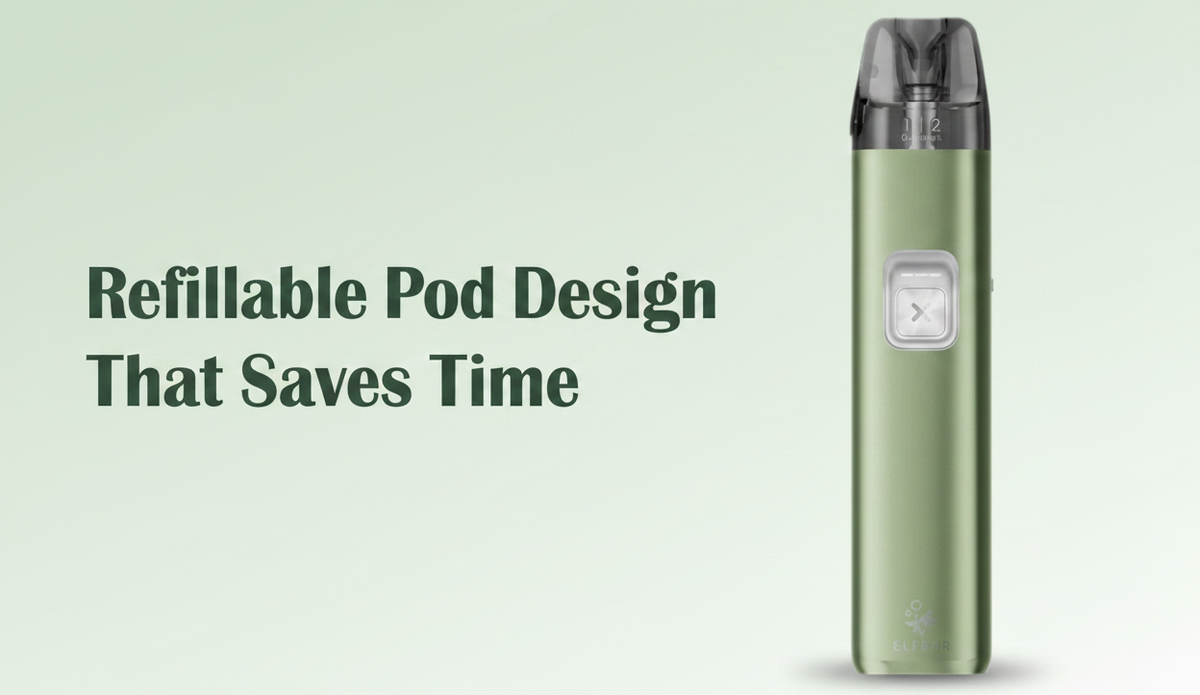 Refillable Pods Help You Use Your Favourite E-Liquid